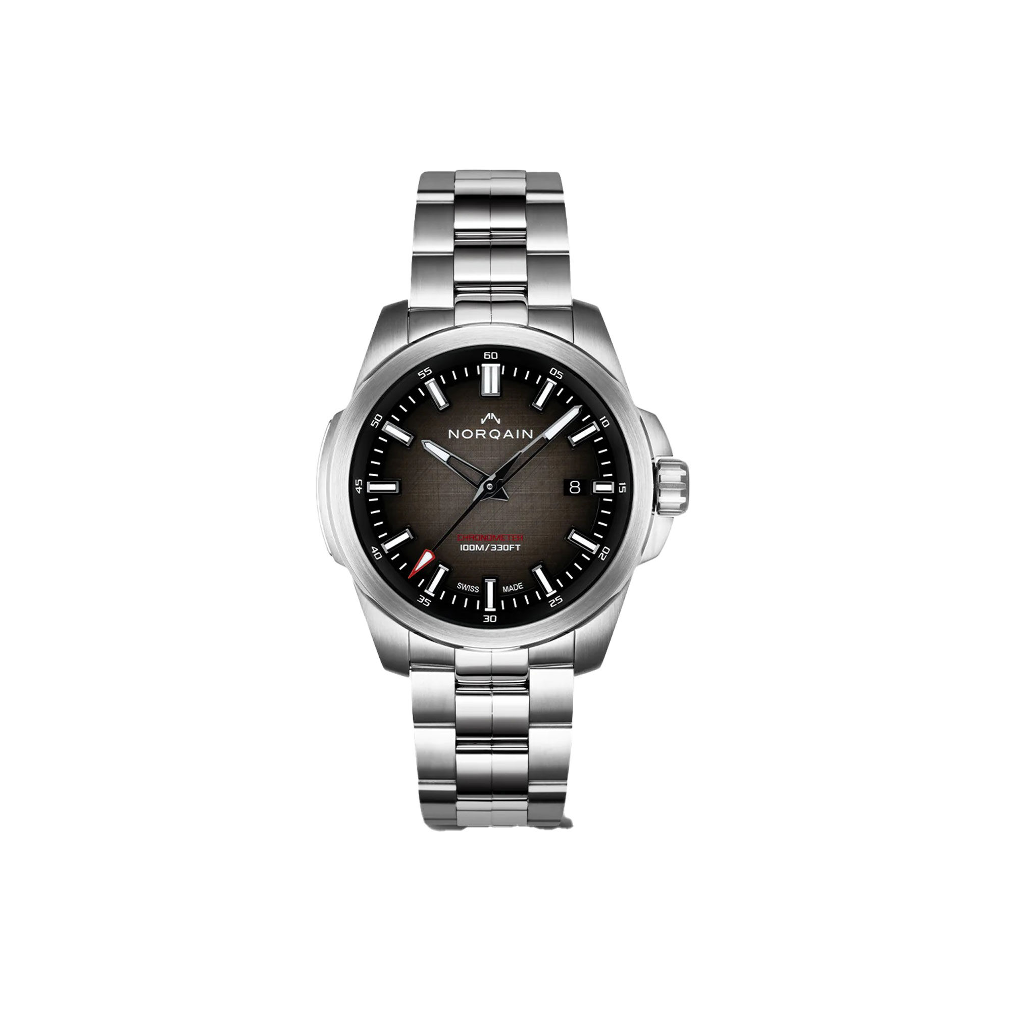 NORQAIN Independence Brown Dial Watch, 40mm