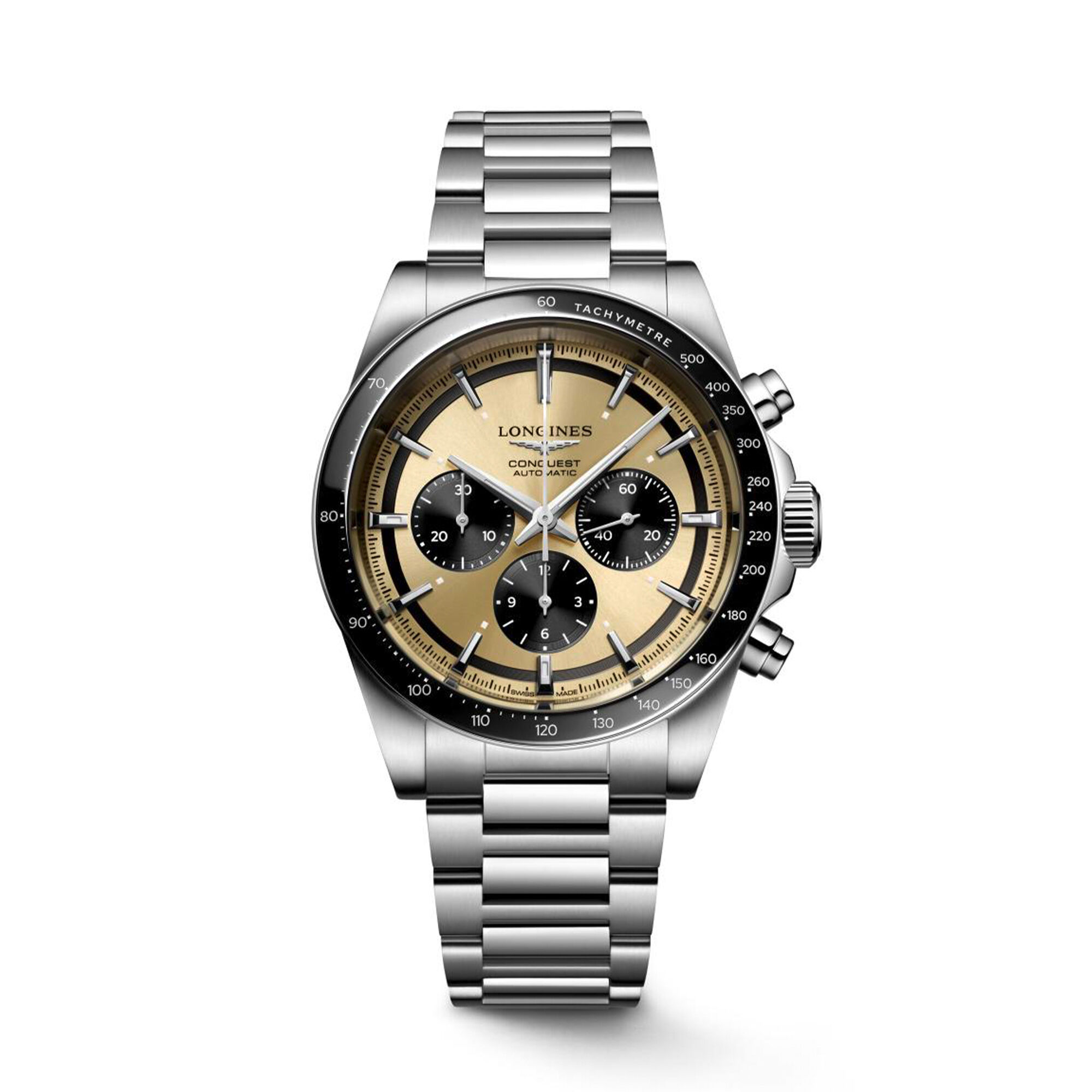 Longines Conquest Watch Brown Dial, 42mm