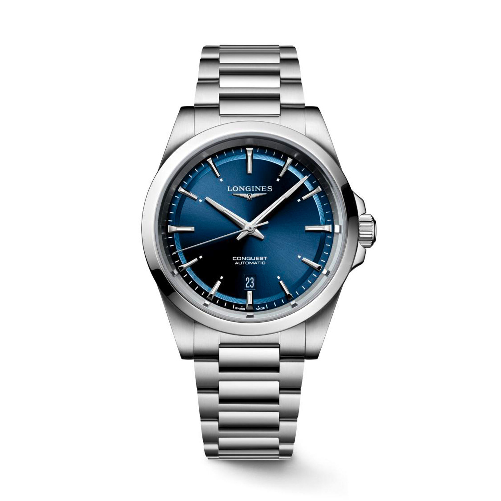 Longines Conquest Watch Sunray Blue Dial, 41mm
