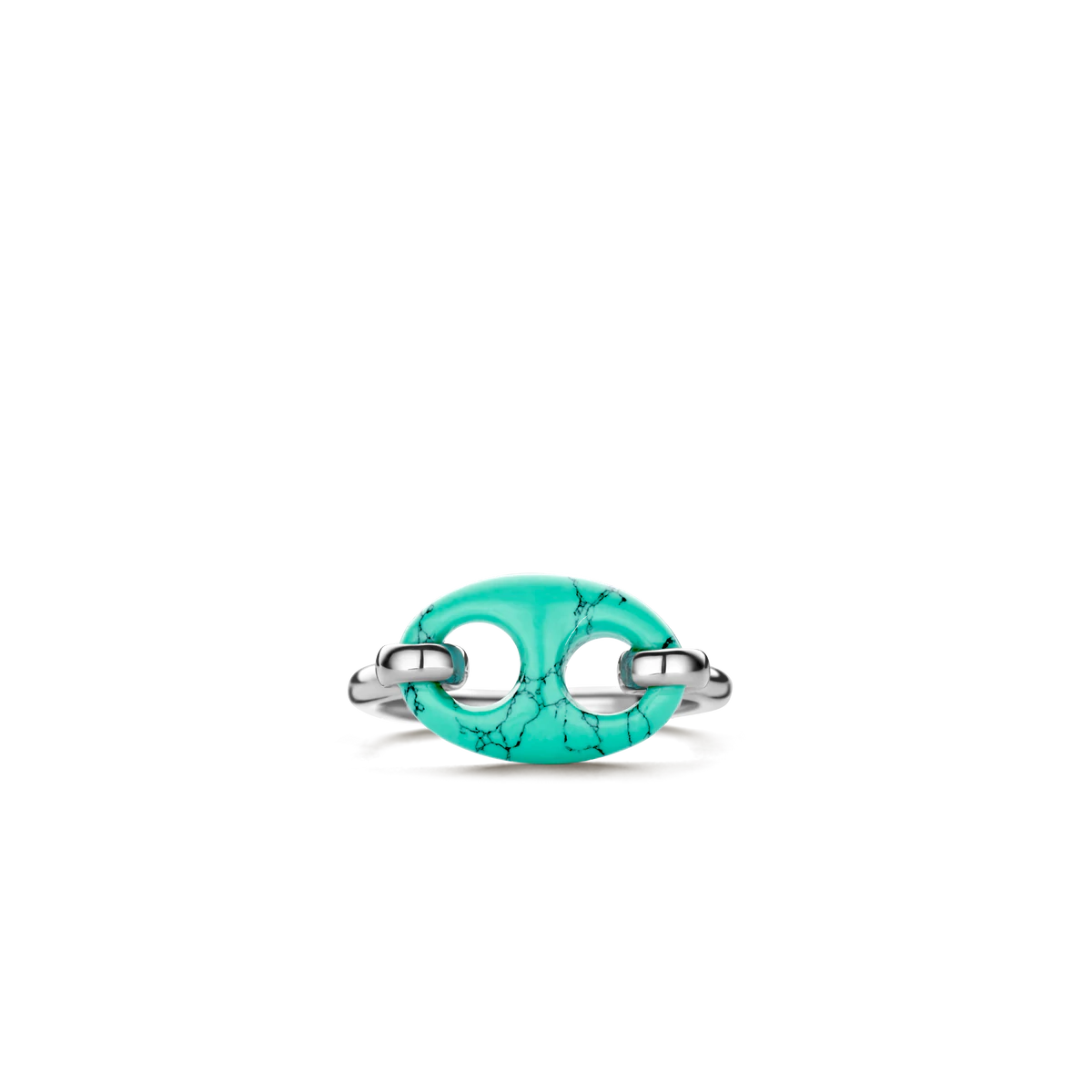 Turquoise Coffee Bean Shape Ring