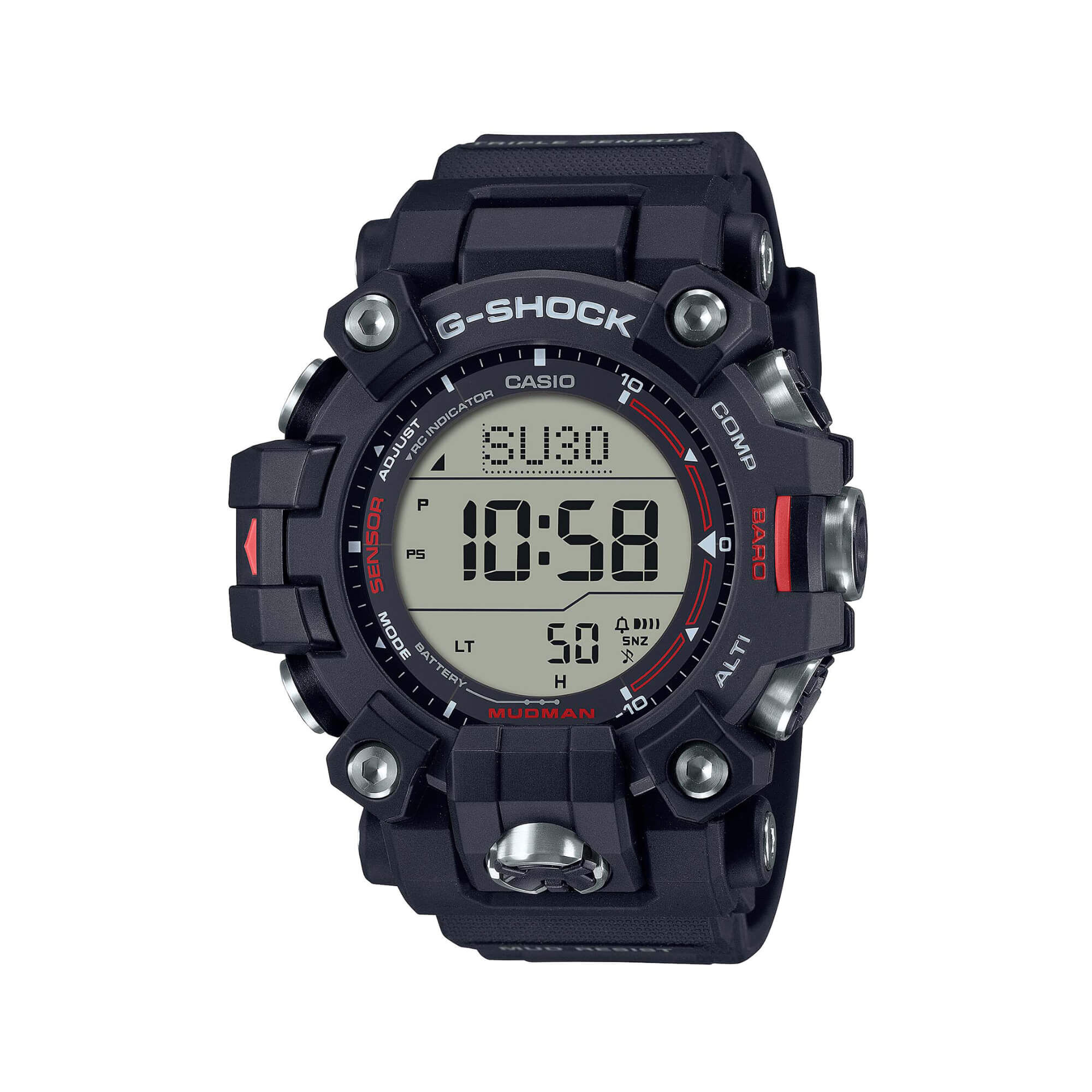 G-Shock Master of G - Land Mudman Watch Black Resin Case and Strap, 56.7mm