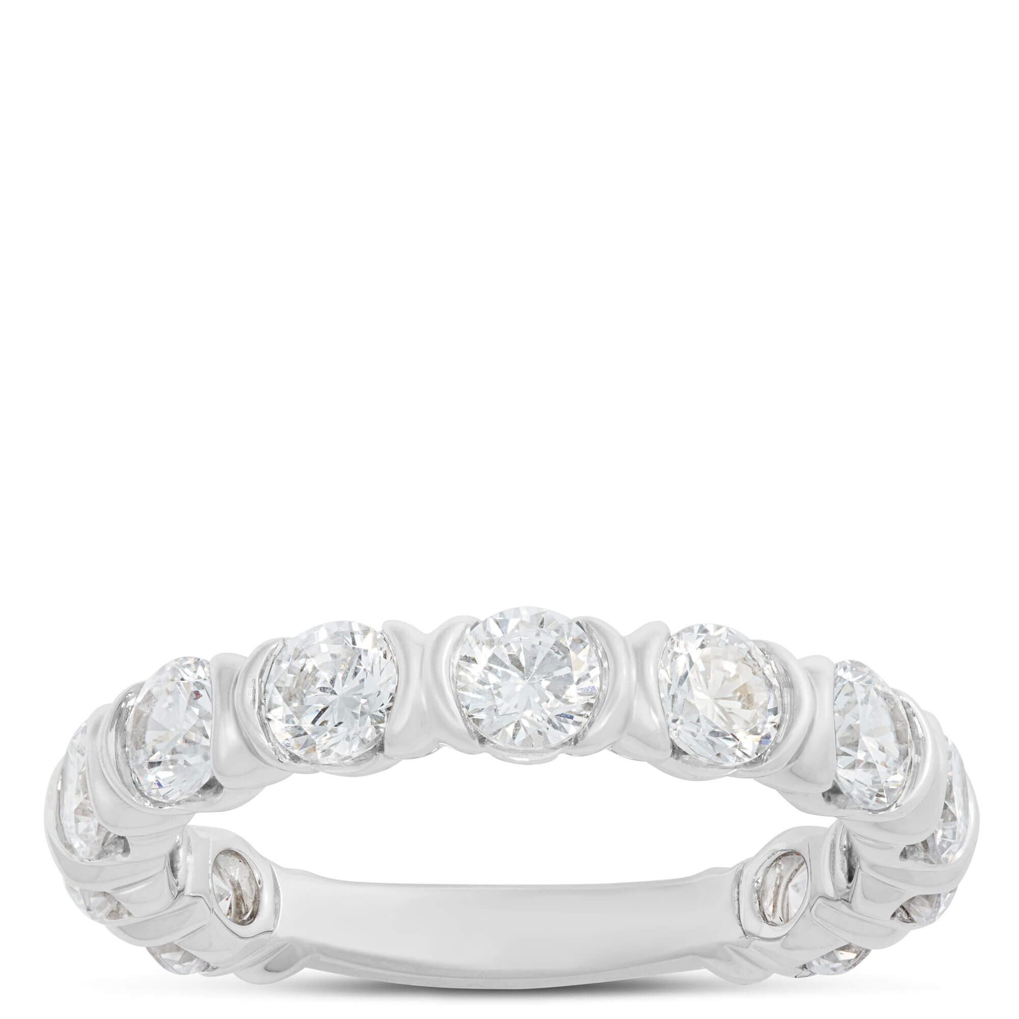 Ben Bridge Signature Platinum Diamond Anniversary Band