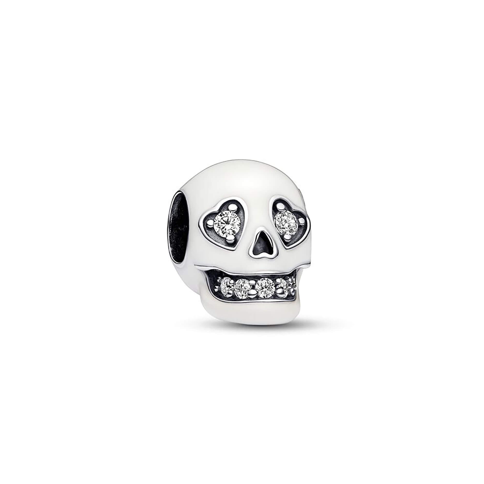 Pandora Glow-in-the-dark Sparking Skull Charm