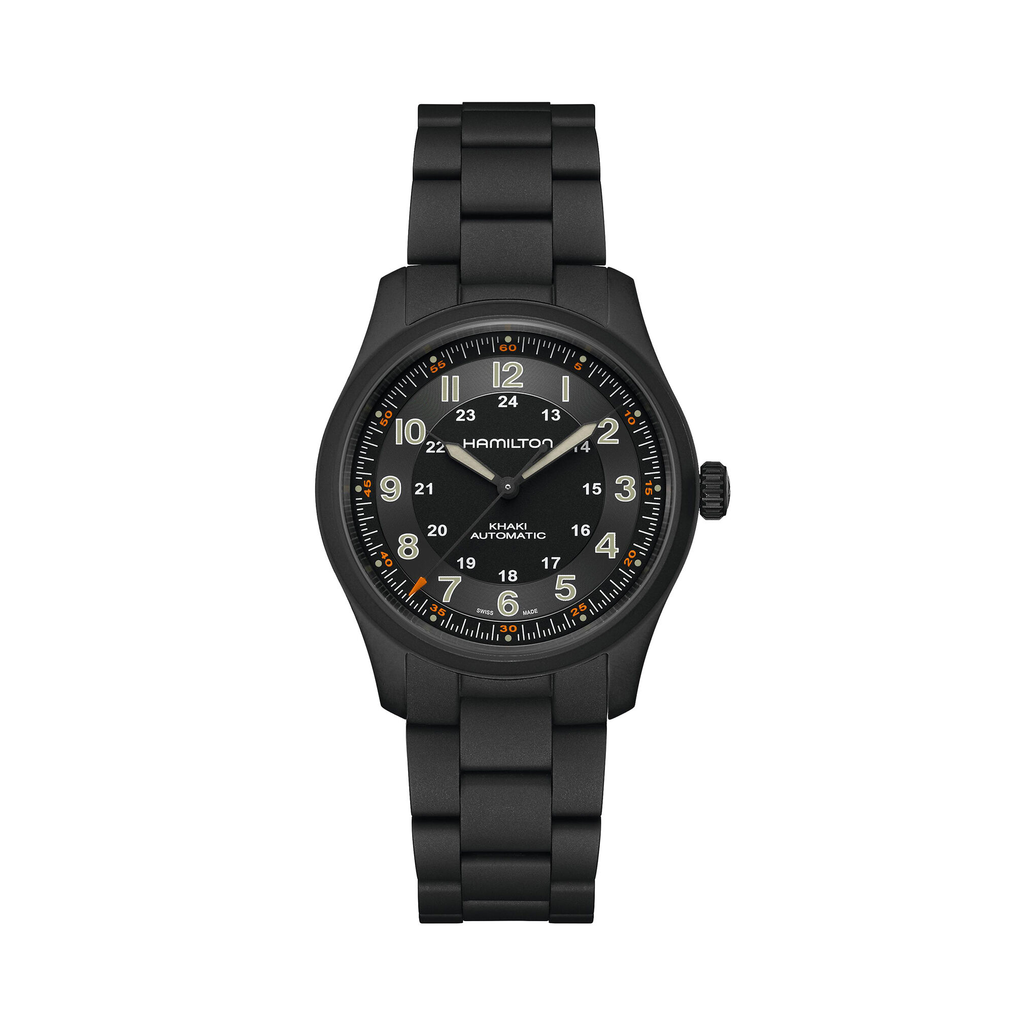 Hamilton Khaki Field Black Dial Watch, 38mm