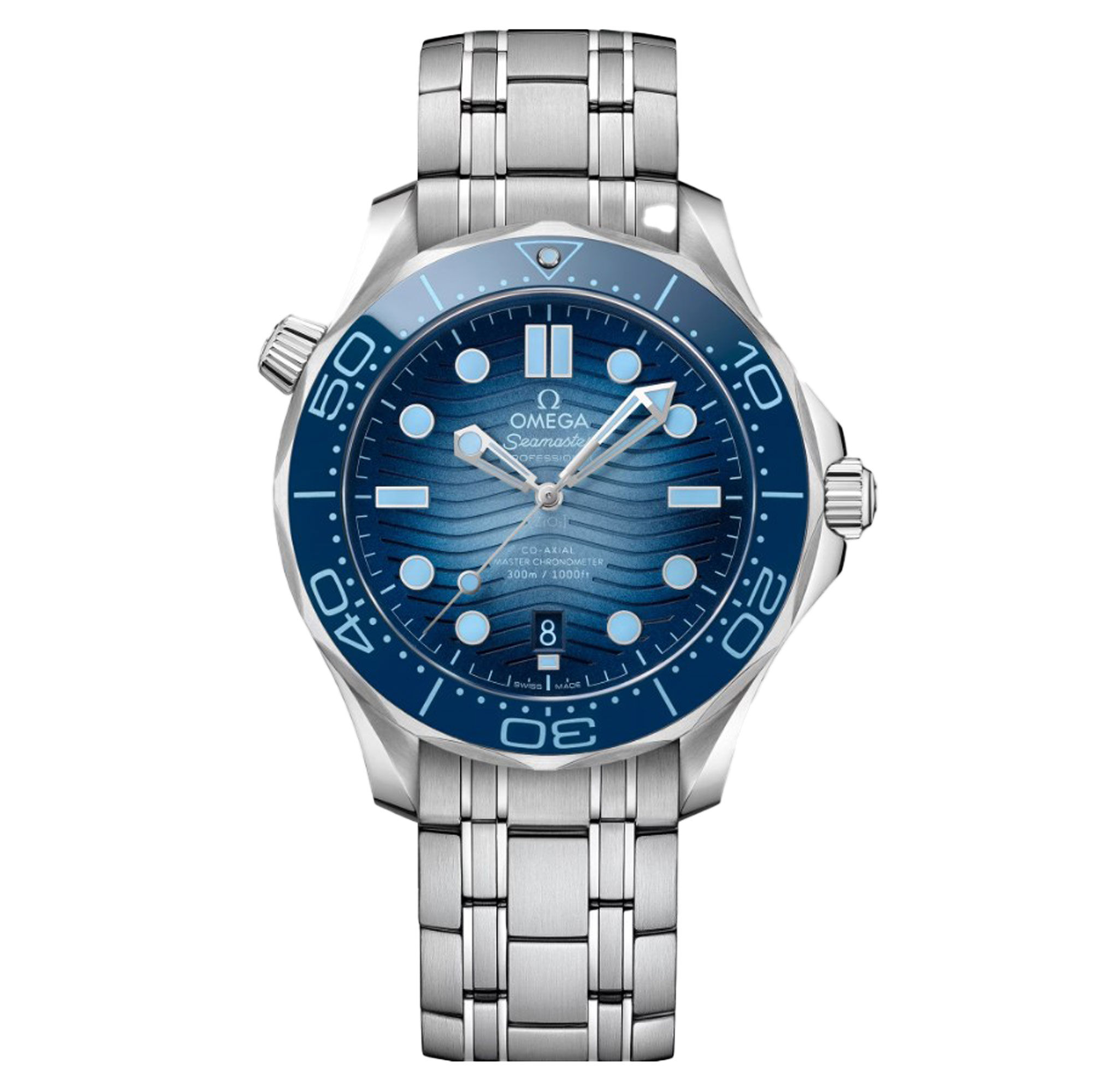 Omega Seamaster Diver 300M Blue Dial Watch, 42 mm