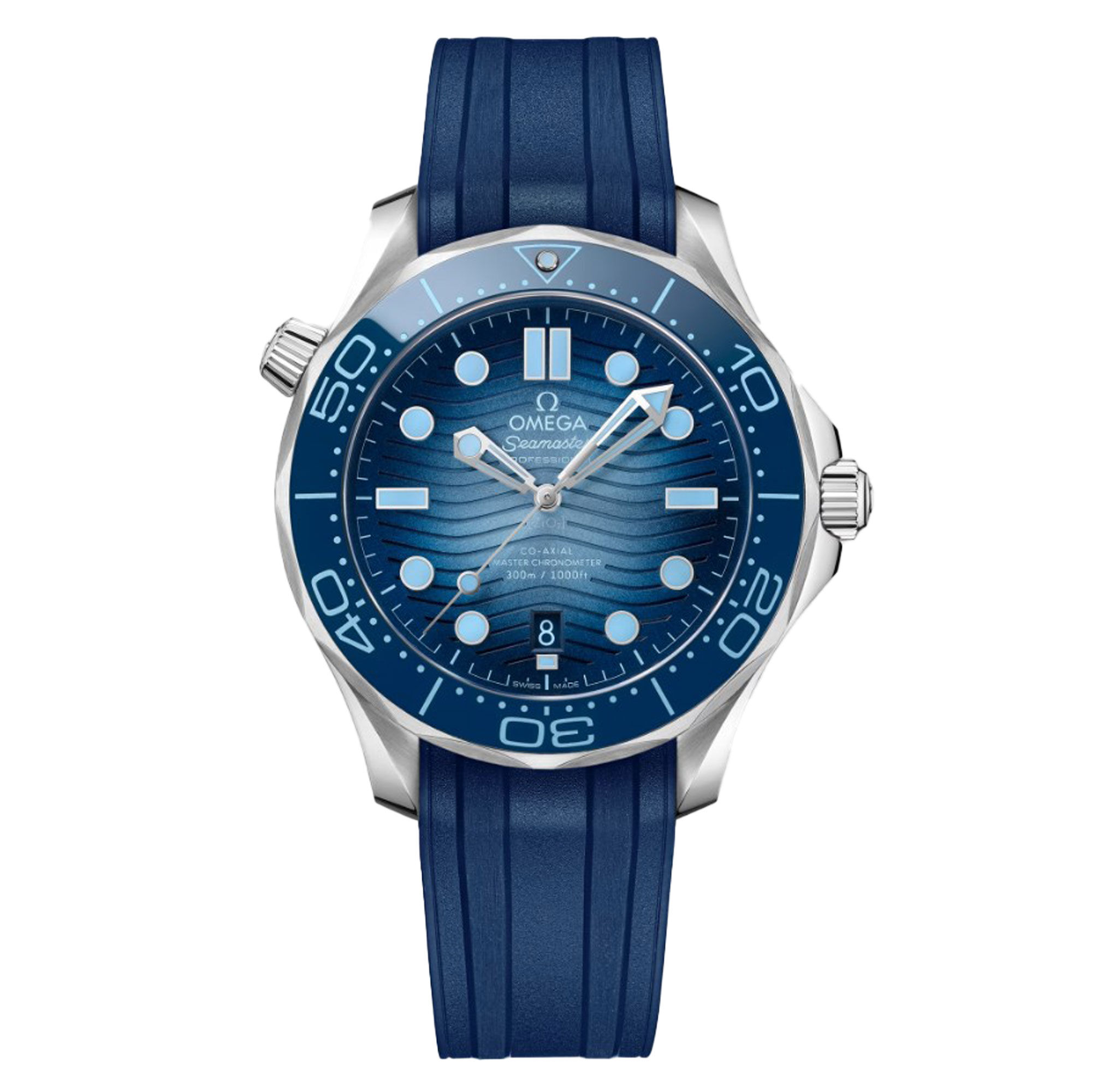 Omega Seamaster Diver 300M Blue Dial Watch, 42mm
