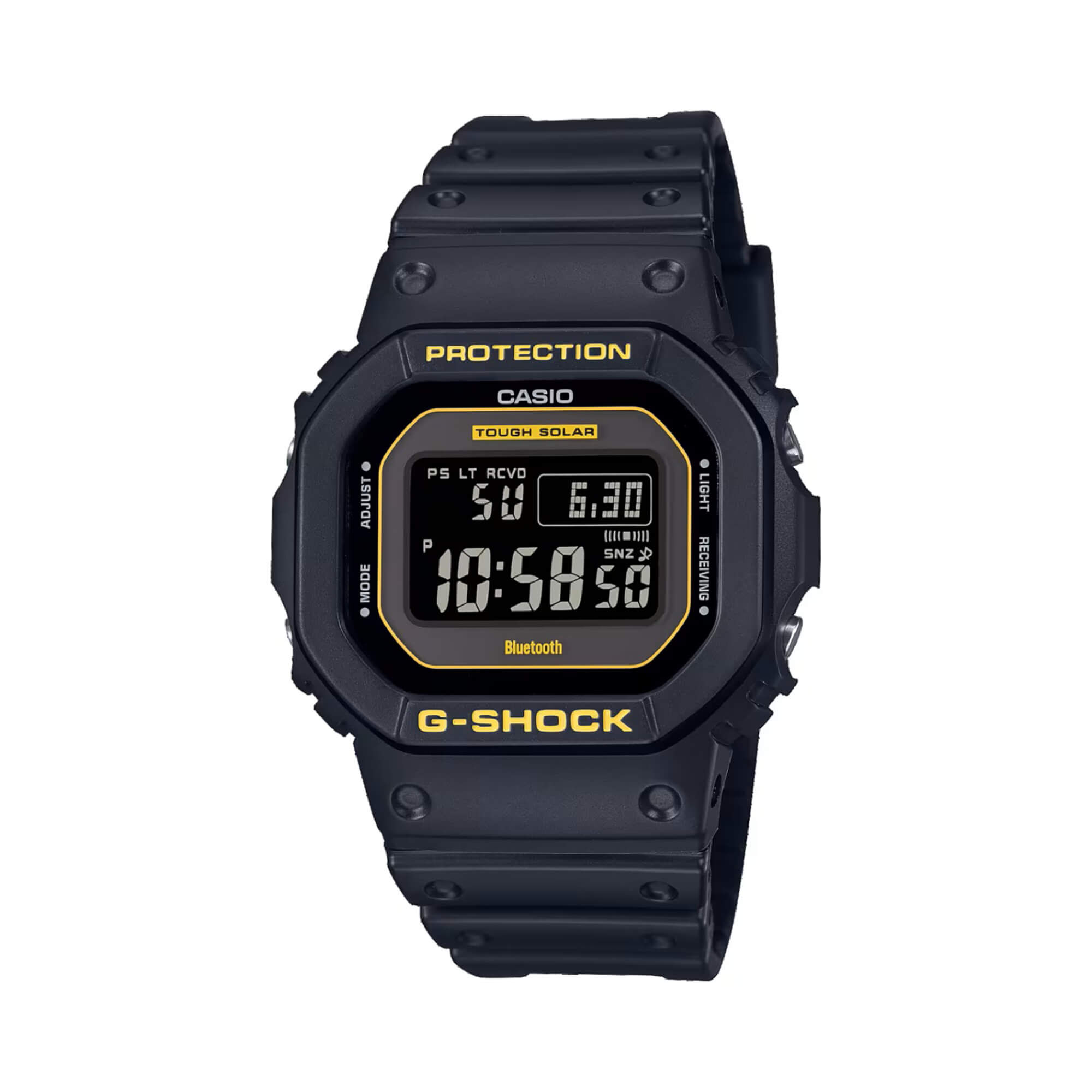 G-Shock Digital 5600 Series Watch Digital Dial Black Resin Band, 48.9mm