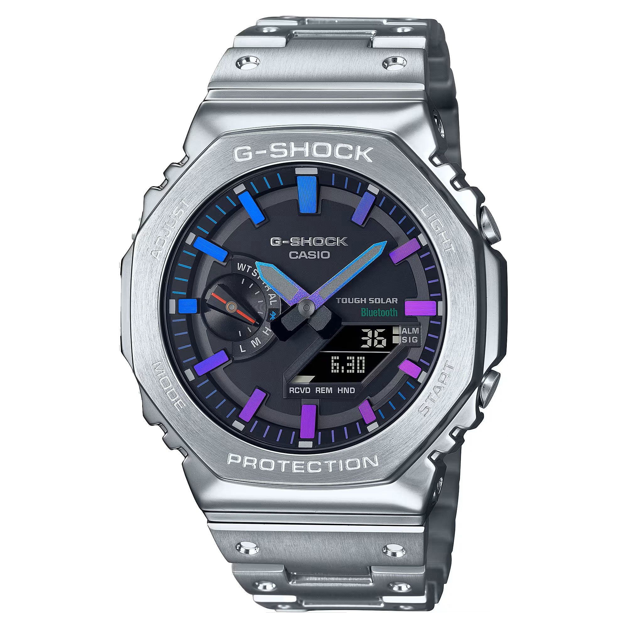 G-Shock GMB2100PC-1A Full Metal Accent Black Dial, 44.4mm