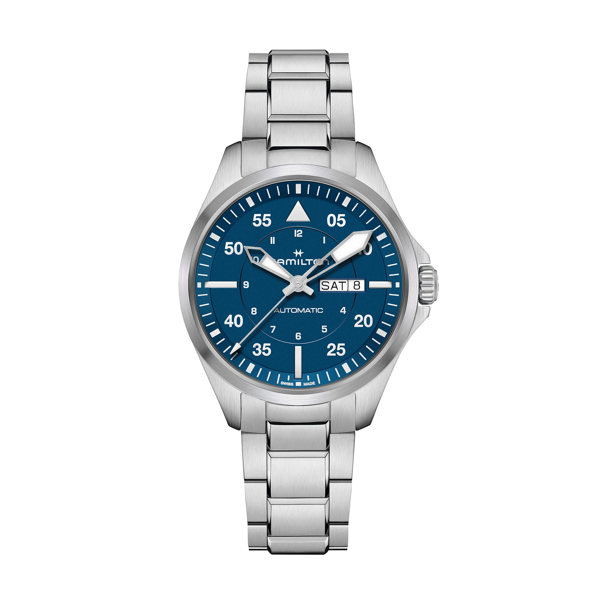 Hamilton Khaki Aviation Blue Dial Watch, 42mm