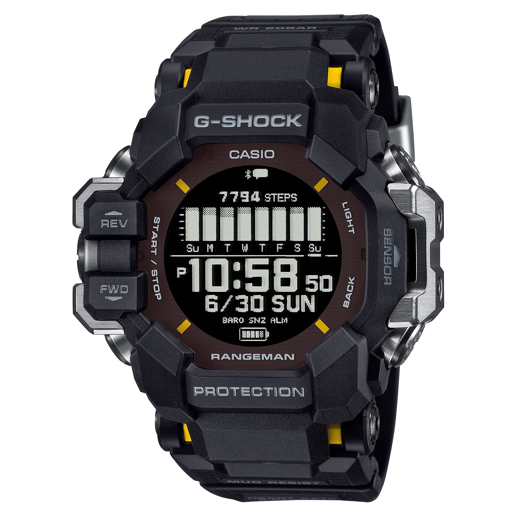 G-Shock Master of G - Land Rangeman Black Resin Black Dial, 53.2mm