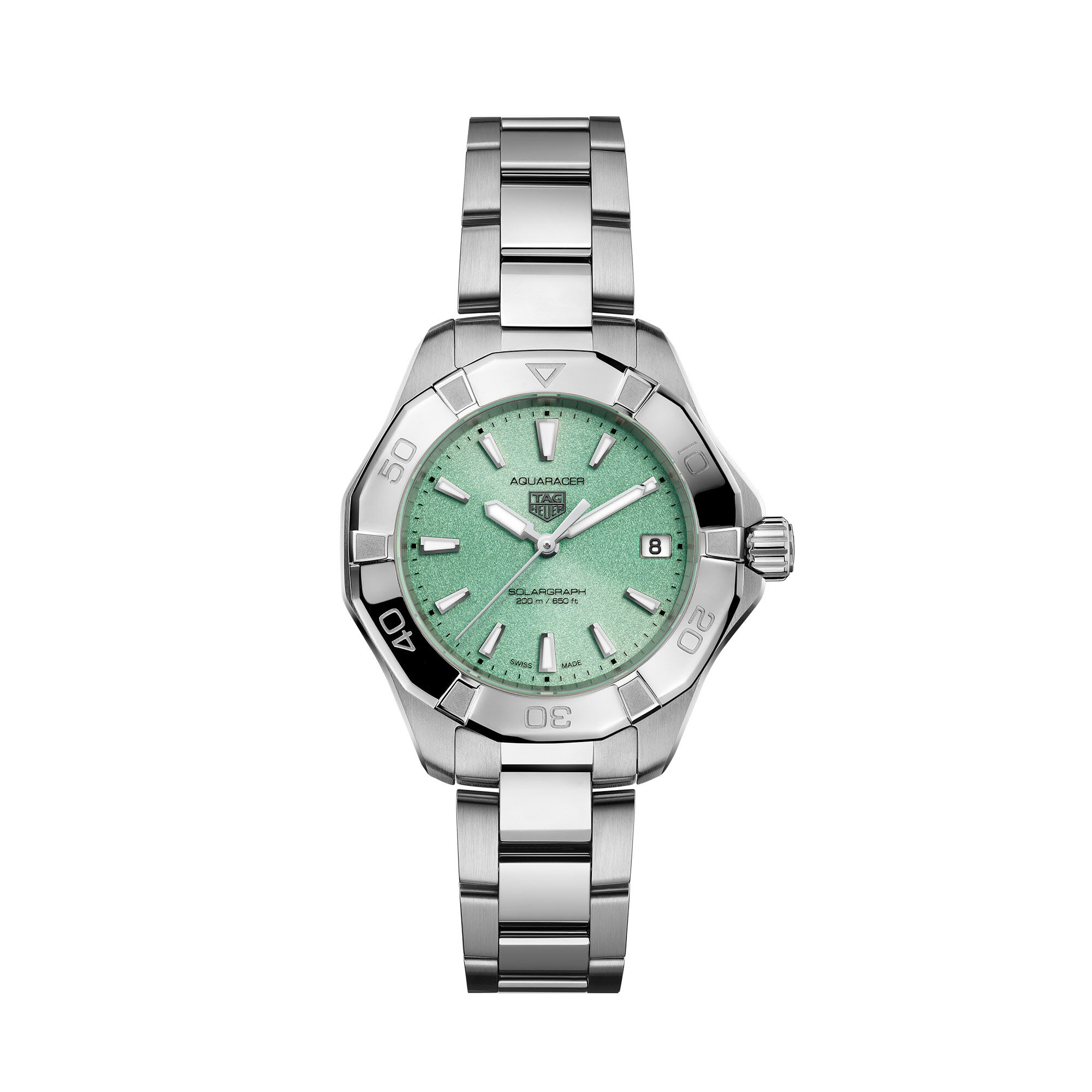 TAG Heuer Aquaracer Professional 200 Solargraph Green Dial, 34mm
