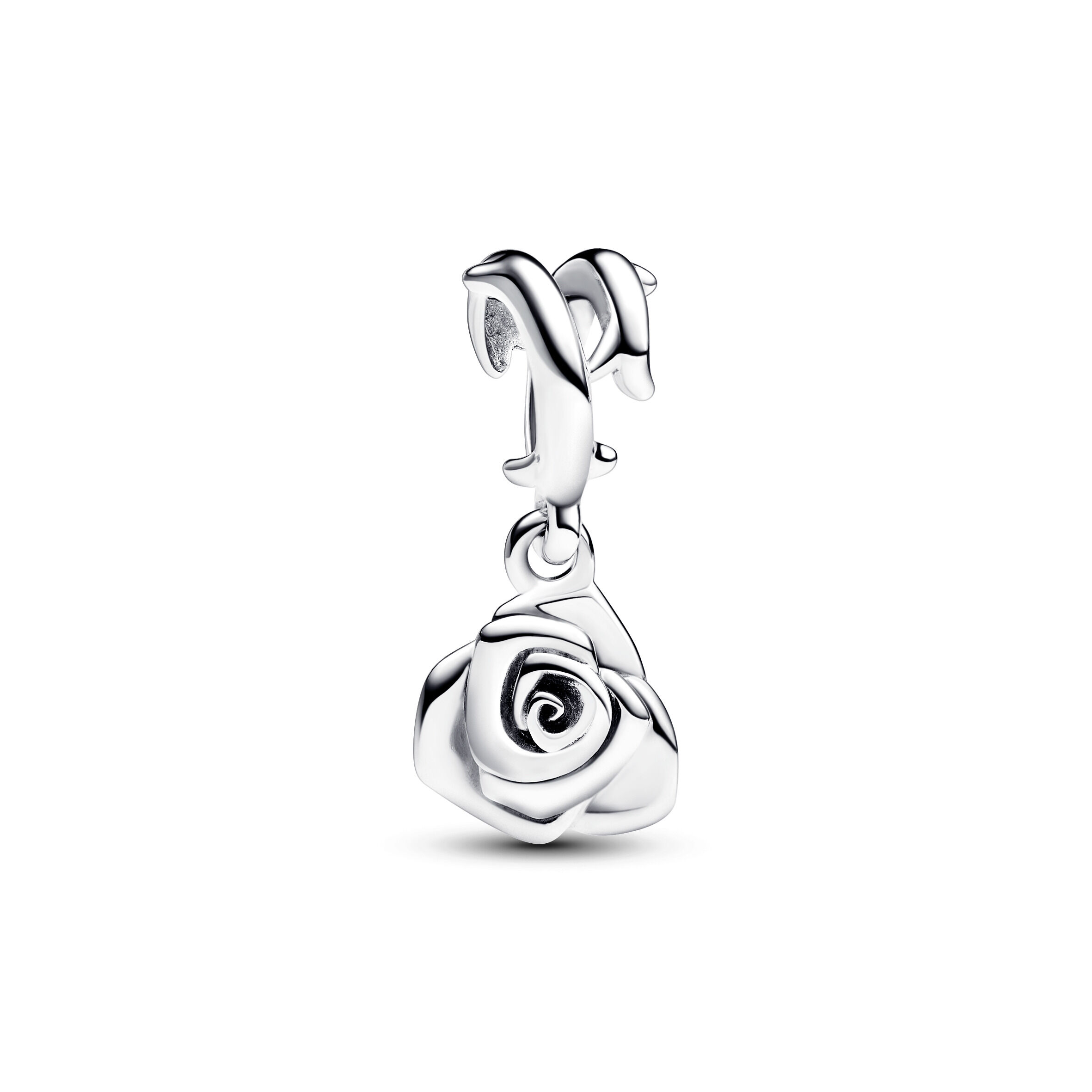 Rose in Bloom Dangle Charm