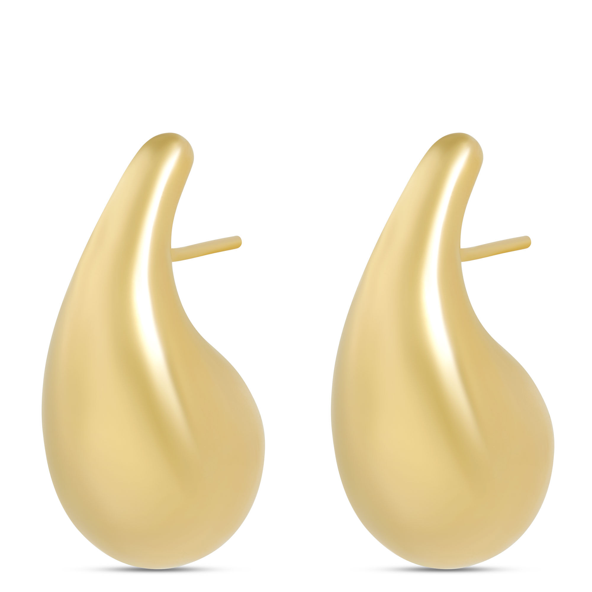 Toscano Teardrop Stud Earrings, 14K Yellow Gold