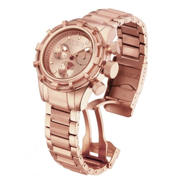 Invicta Women's 12460 Bolt Reserve Chronograph Rose-Tone Stainless Steel Watch