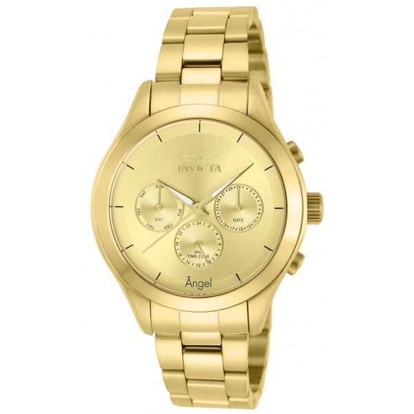 Invicta Women's 12466 Angel Chronograph Gold-Tone Stainless Steel Watch