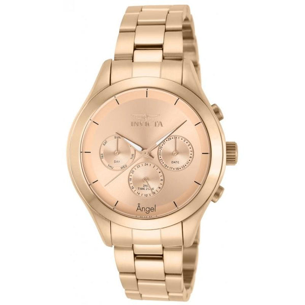 Invicta Women's 12467 Angel Rose-Tone Stainless Steel Watch