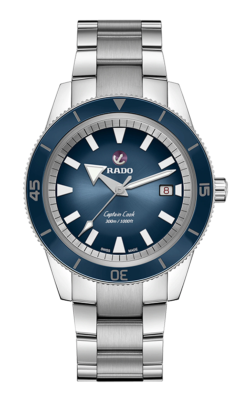 Captain Cook Automatic XL (Silver-Blue)