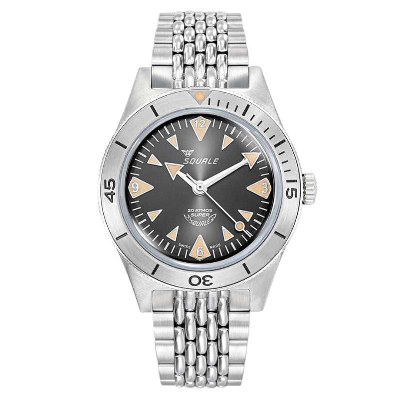 Squale Super-Squale Black Sunray Dial Big Arrows - SUPERSSABK.AC