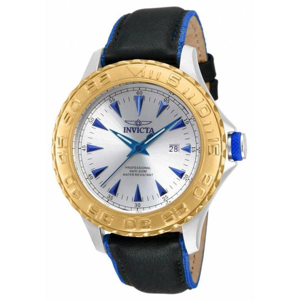 Invicta Men's 12615 Pro Diver Black Leather Watch