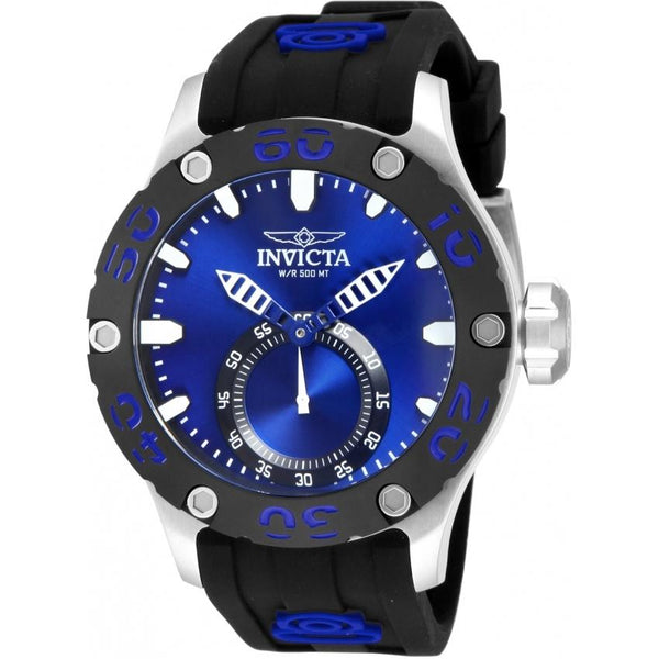 Invicta Men's 12706 Russian Diver Black Polyurethane Watch