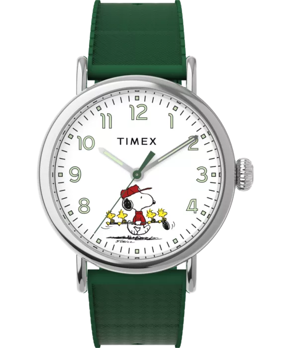 Timex® Analogue 'Peanuts Waterbury Standard' Men's Watch TW2W78900