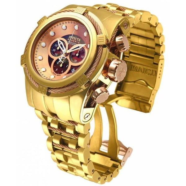 Invicta Men's 12739 Reserve Bolt Zeus Chronograph Gold-Tone Stainless Steel Watch