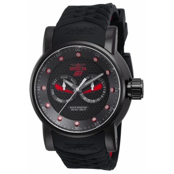 Invicta Men's 12787 S1 Rally Black and Red Polyurethane Watch
