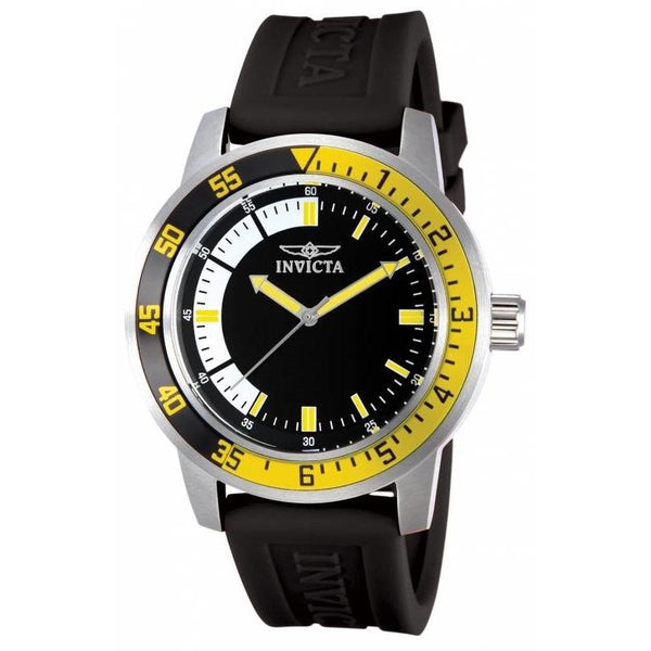 Invicta Men's 12846 Specialty Black Polyurethane Watch
