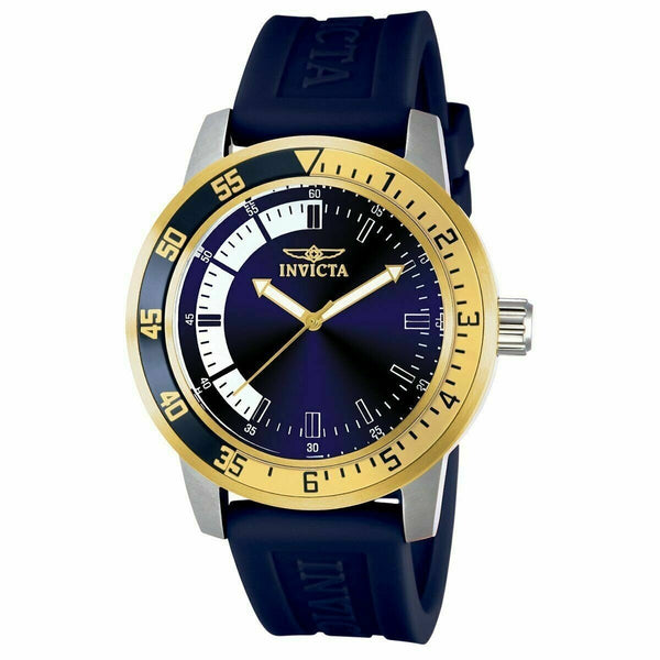 Invicta Men's 12847 Specialty  Blue Rubber Watch