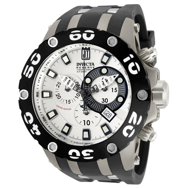Invicta Men's 12948 Jason Taylor Specialty Black Polyurethane and Stainless Steel Watch