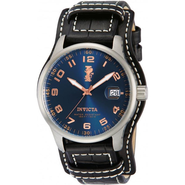Invicta Men's 12978 I-Force Black Leather Watch