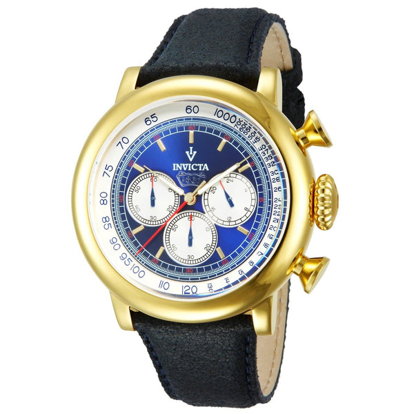 Invicta Men's 13057 Vintage Blue Leather Watch