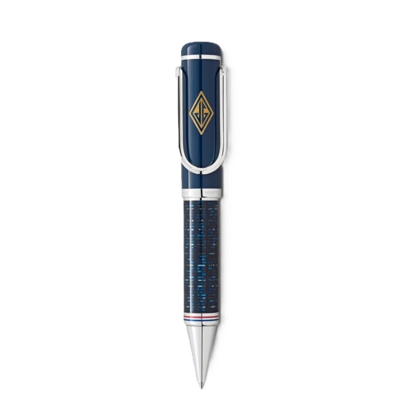 130659 Great Characters Great Gatsby Se, Blue Resin/platinum Coated Ballpoint Pen