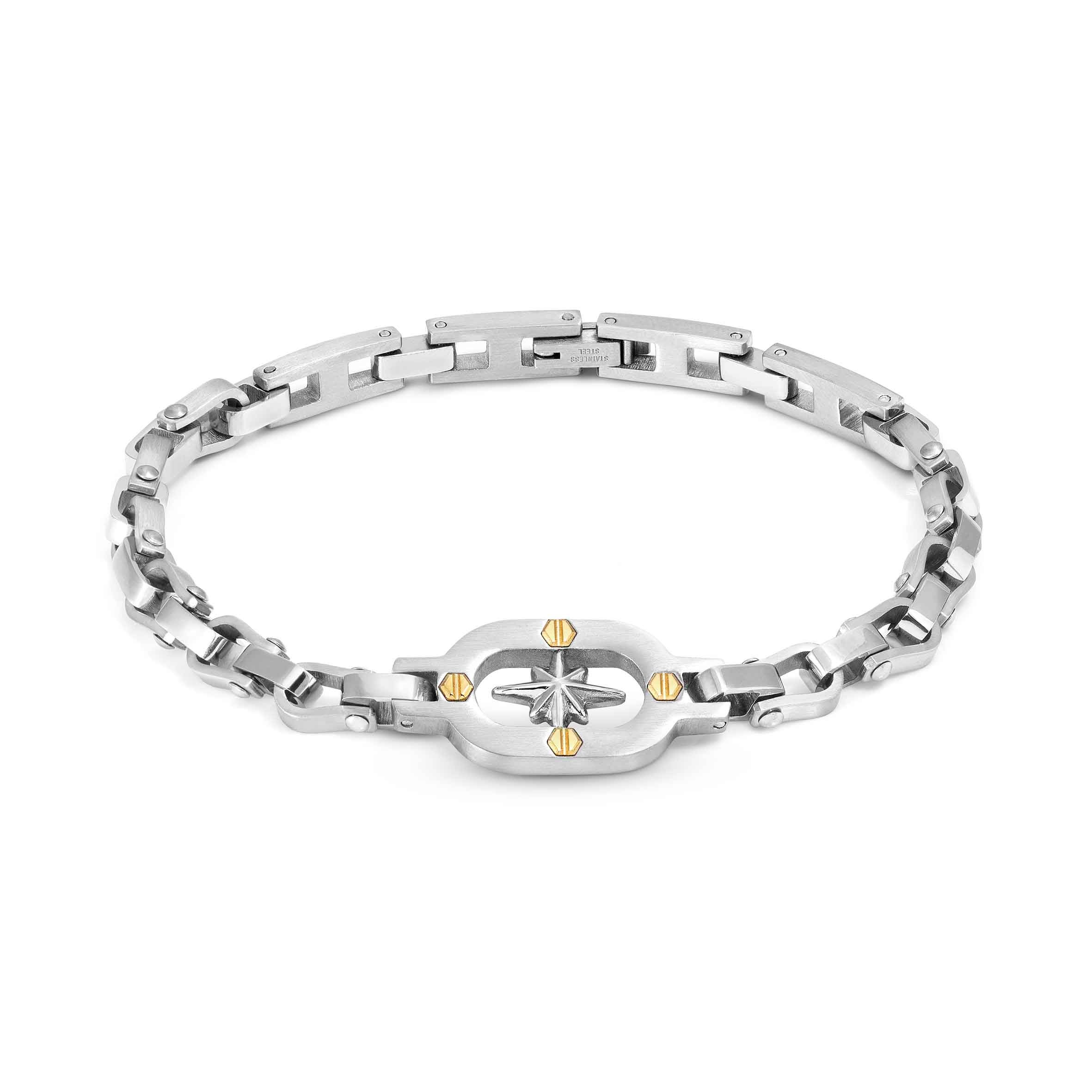 ManVision bracelet with Wind Rose with screws
