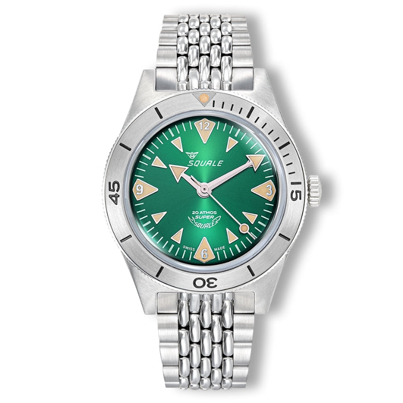 Squale Super-Squale Green Sunray Dial Big Arrows - SUPERSSAGR.AC