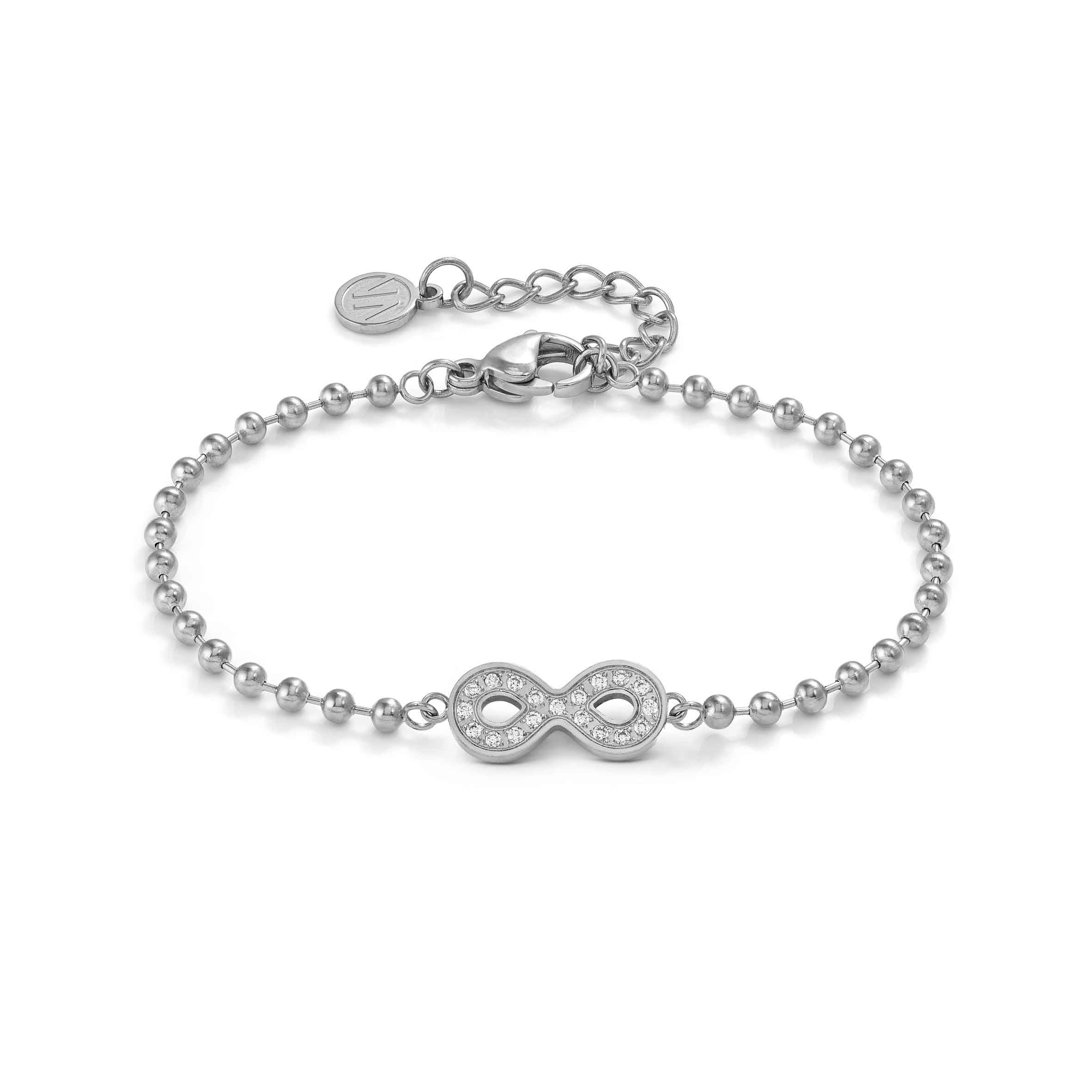 Soffio D’Amore bracelet, Infinity with CZ