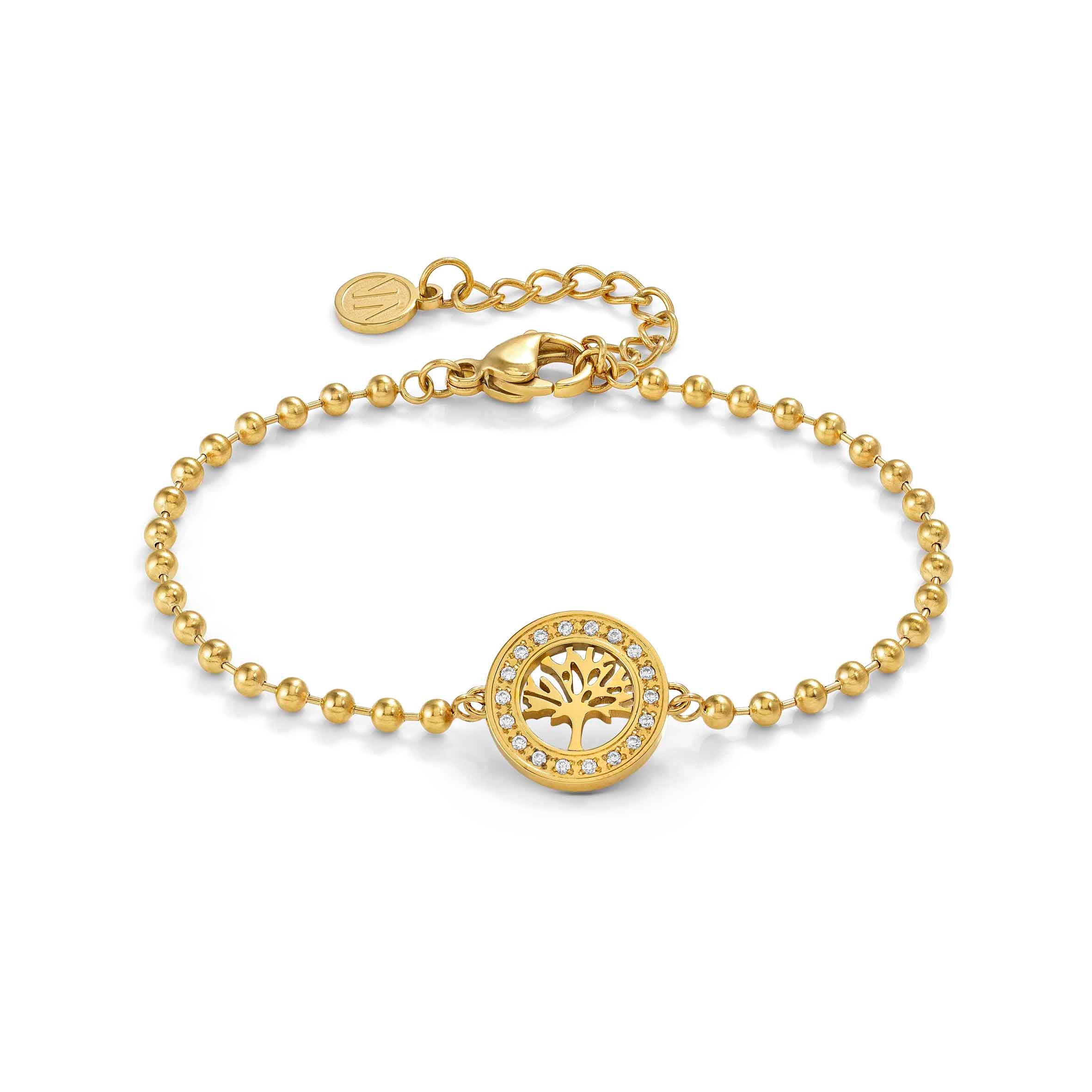 Soffio D’Amore bracelet, Tree of Life with CZ