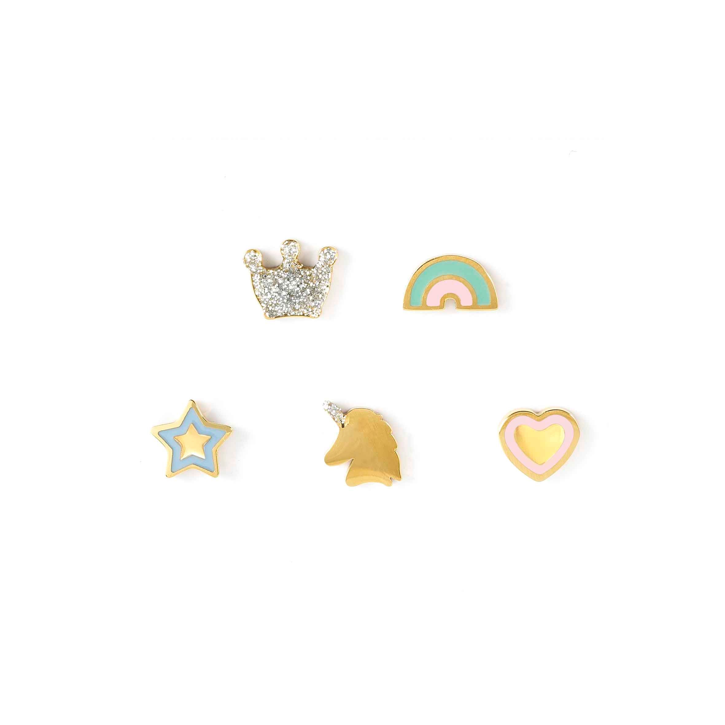 FairyIcons set 5 earrings, Fantasy mix