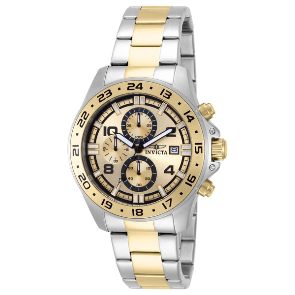 Invicta Men's 13867 Pro Diver Multi-Function Gold-tone and Silver Stainless Steel Watch