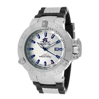 Invicta Men's 13920 Subaqua Noma III Black and Silver Polyurethane and Stainless Steel Watch