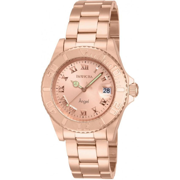 Invicta Women's 14322 Angel Rose-Tone Stainless Steel Watch