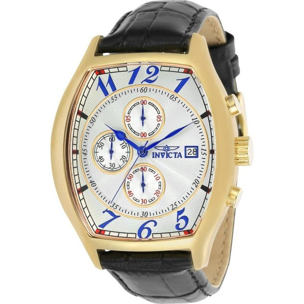 Invicta Men's 14330 Specialty Chronograph Black Leather Watch