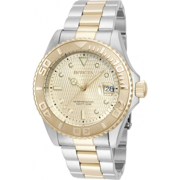 Invicta Men's 14343 Pro Diver Automatic Gold-Tone and Silver Stainless Steel Watch