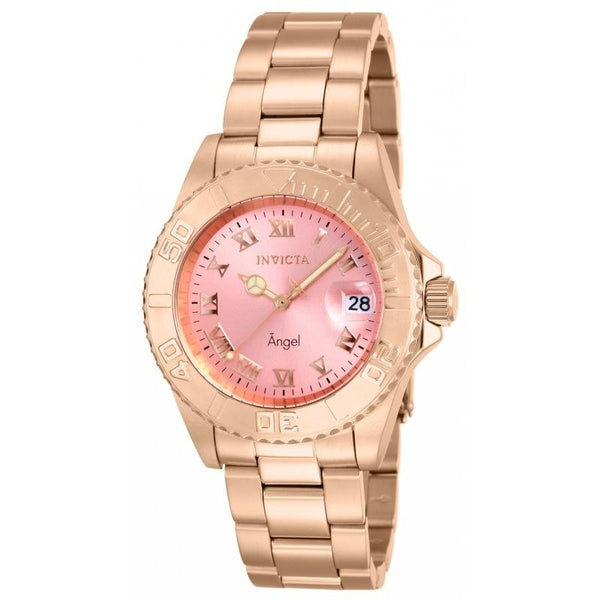 Invicta Women's 14369 Angel Rose-Tone Stainless Steel Watch