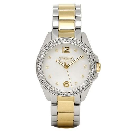 Coach Women's 14501659 Tristen Crystal Two-Tone Stainless Steel Watch