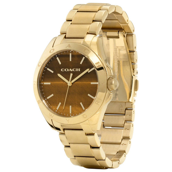 Coach Women's 14502053 Tristen Gold-Tone Stainless Steel Watch