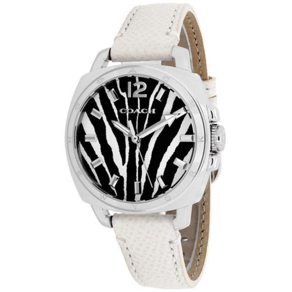 Coach Women's 14502066 Boyfriend White Leather Watch