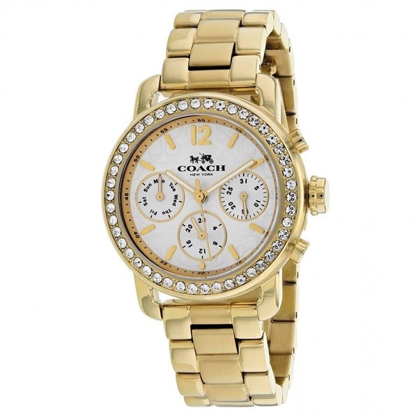 Coach Women's 14502370 Legacy Chronograph Gold Stainless Steel Watch
