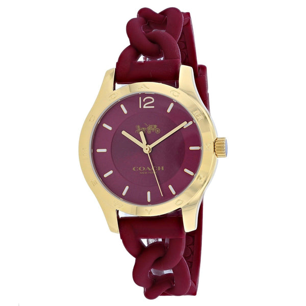 Coach Women's 14502379 Maddy Purple Silicone Watch