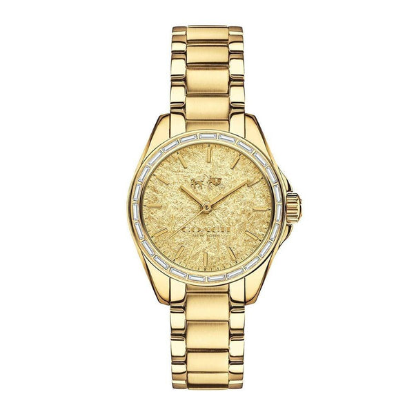 Coach Women's 14502460 Casual Sport Gold Stainless Steel Watch
